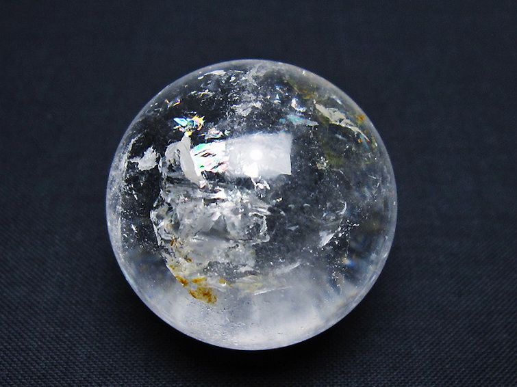 ヒマラヤ水晶 丸玉 34mm [T91-9070] 1枚目