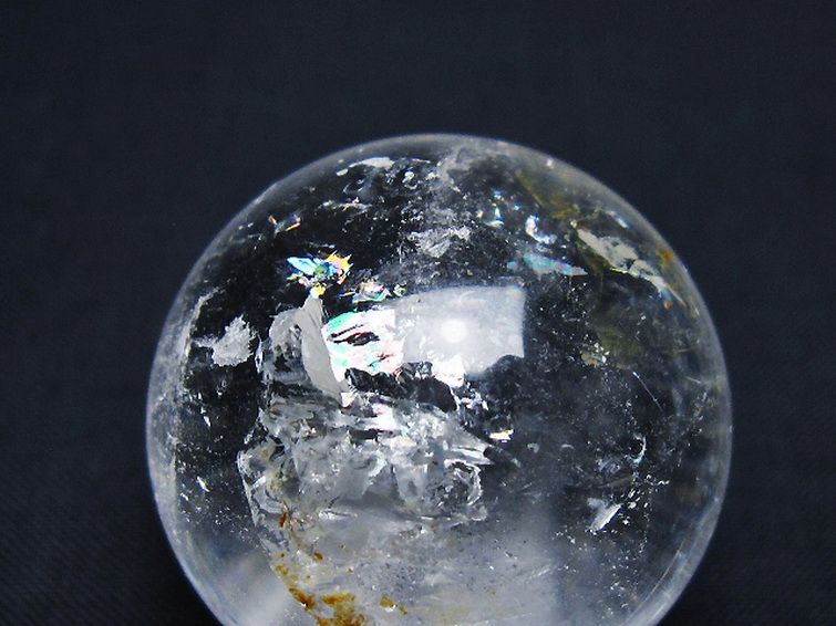 ヒマラヤ水晶 丸玉 34mm [T91-9070] 2枚目