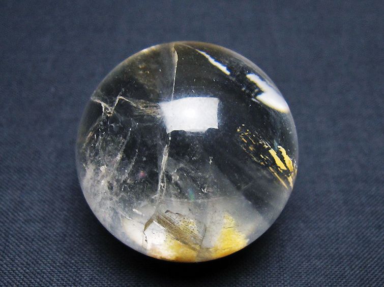ヒマラヤガーデン水晶 丸玉 33mm [T91-9072] 1枚目