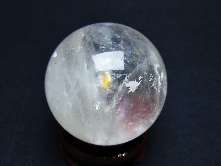 ヒマラヤ水晶 丸玉 30mm [t91-9104] 3枚目