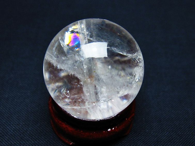ヒマラヤ水晶 丸玉 26mm [t91-9129] 3枚目