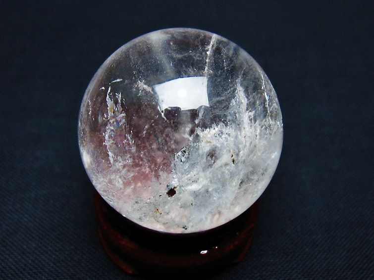 ヒマラヤ水晶 丸玉 28mm [t91-9138] 3枚目