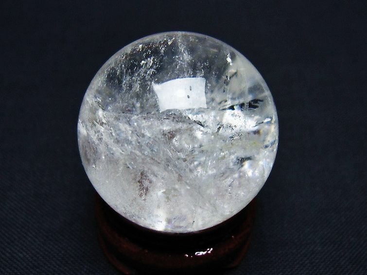 ヒマラヤ水晶 丸玉 28mm [t91-9142] 3枚目