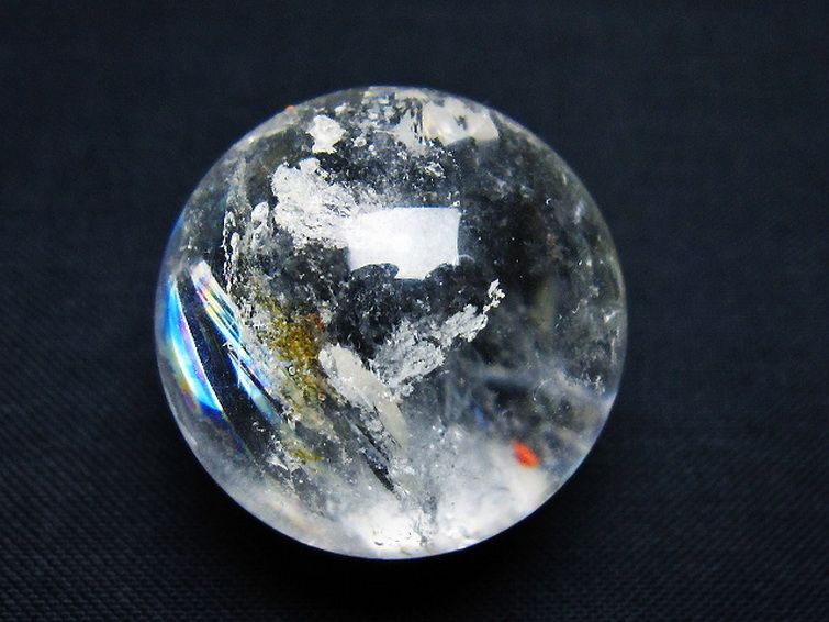 ヒマラヤ水晶 丸玉 27mm [t91-9163] 1枚目