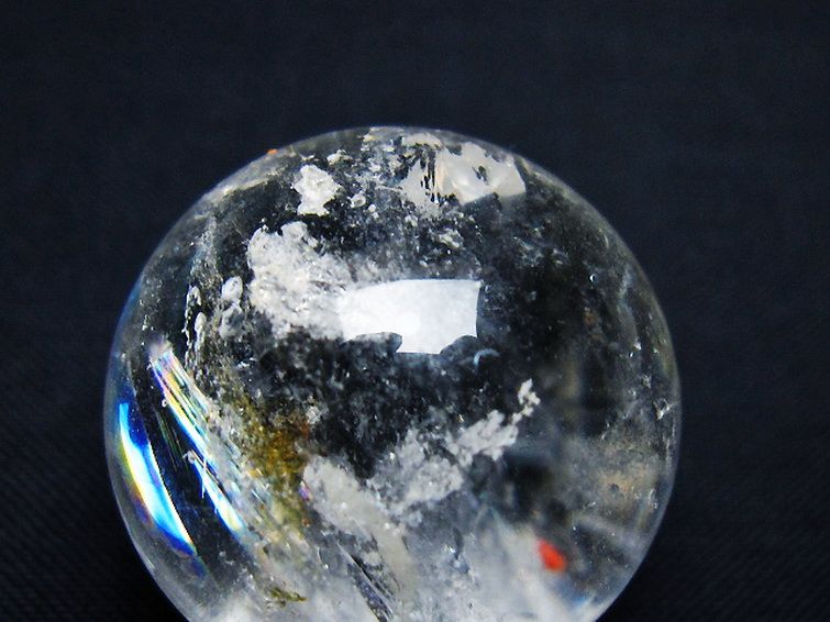 ヒマラヤ水晶 丸玉 27mm [t91-9163] 2枚目