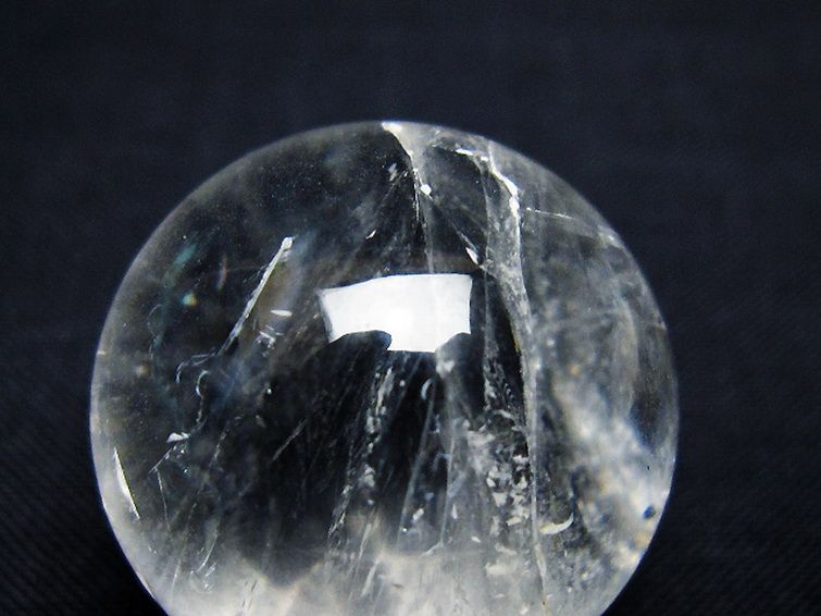 ヒマラヤ水晶 丸玉 26mm [t91-9165] 2枚目