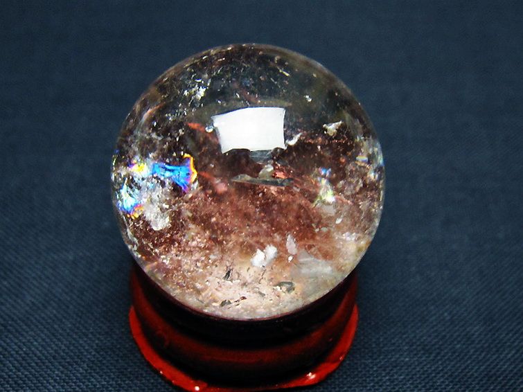 ヒマラヤ水晶 丸玉 26mm [t91-9166] 3枚目