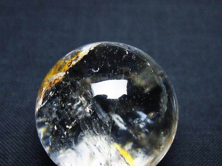 ヒマラヤ水晶 丸玉 26mm [t91-9171] 2枚目