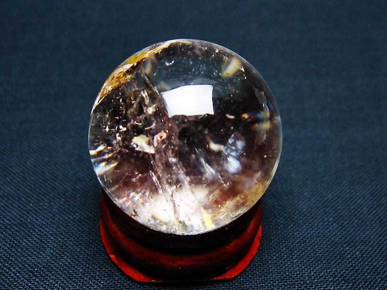 ヒマラヤ水晶 丸玉 26mm [t91-9171] 3枚目