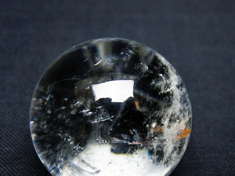 ヒマラヤ水晶 丸玉 28mm [t91-9177] 2枚目