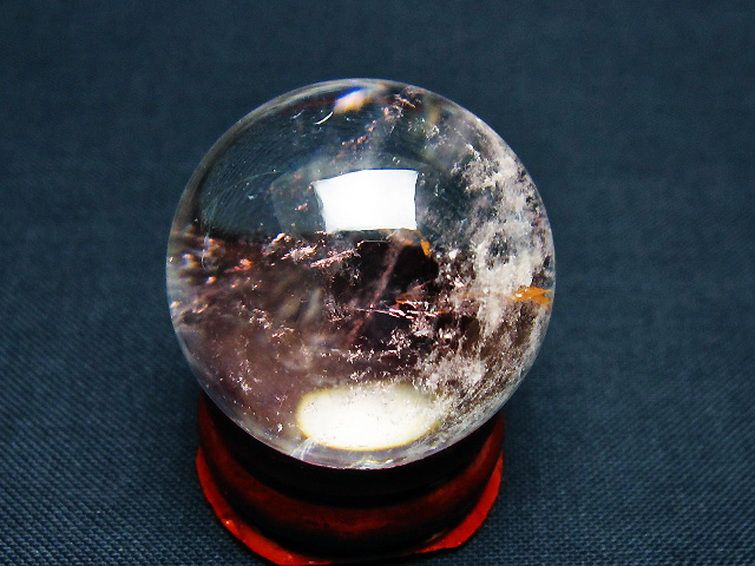 ヒマラヤ水晶 丸玉 28mm [t91-9177] 3枚目