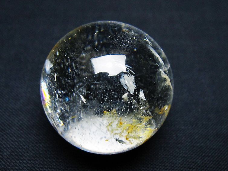 ヒマラヤ水晶 丸玉 29mm [t91-9182] 1枚目