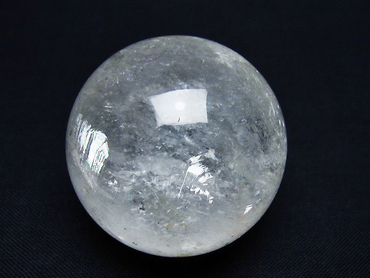 ヒマラヤ水晶 丸玉 38mm [t91-9194] 1枚目