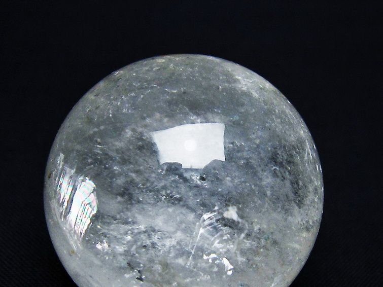 ヒマラヤ水晶 丸玉 38mm [t91-9194] 2枚目
