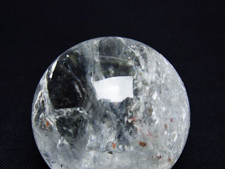 ヒマラヤ水晶 丸玉 36mm [t91-9196] 2枚目