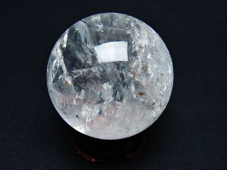 ヒマラヤ水晶 丸玉 36mm [t91-9196] 3枚目