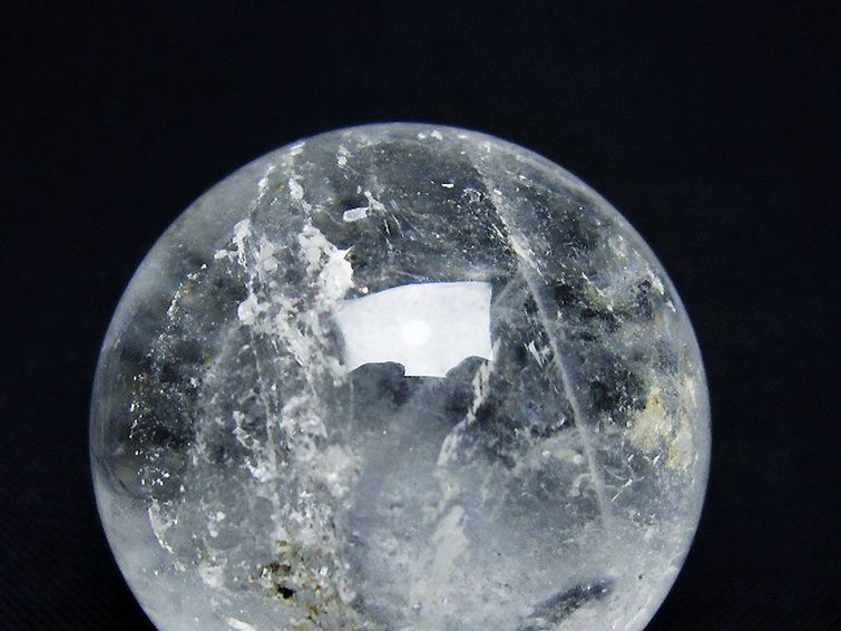 ヒマラヤ水晶 丸玉 35mm [t91-9200] 2枚目