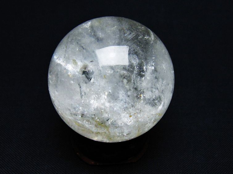ヒマラヤ水晶 丸玉 35mm [t91-9201] 3枚目