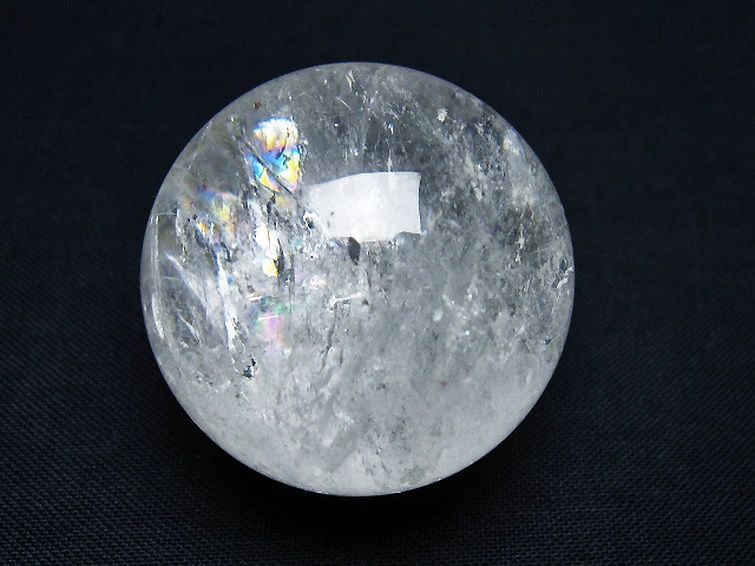 ヒマラヤ水晶 丸玉 35mm [t91-9202] 1枚目