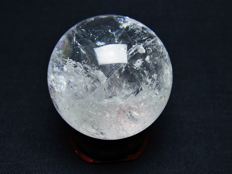 ヒマラヤ水晶 丸玉 34mm [t91-9203] 3枚目