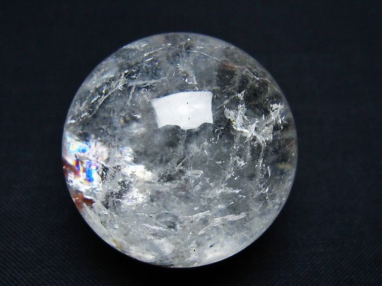 ヒマラヤ水晶 丸玉 34mm [t91-9204] 1枚目