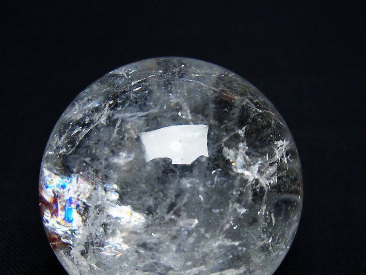 ヒマラヤ水晶 丸玉 34mm [t91-9204] 2枚目