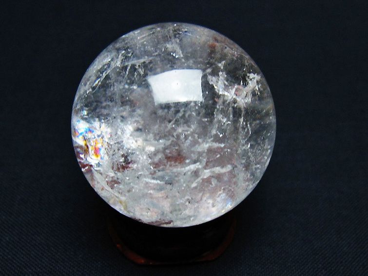 ヒマラヤ水晶 丸玉 34mm [t91-9204] 3枚目
