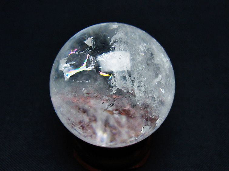 ヒマラヤ水晶 丸玉 33mm [t91-9208] 3枚目