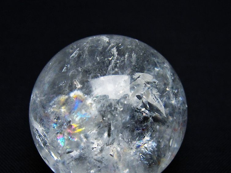 ヒマラヤ水晶 丸玉 33mm [t91-9209] 2枚目