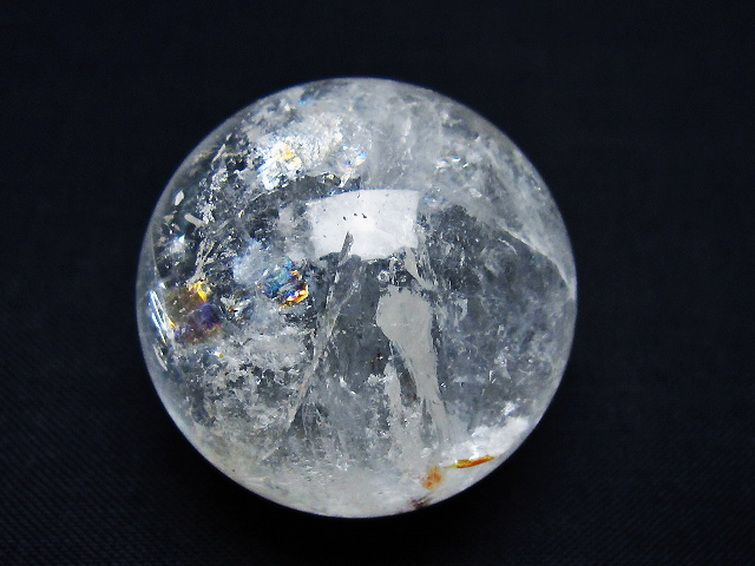 ヒマラヤ水晶 丸玉 33mm [t91-9210] 1枚目