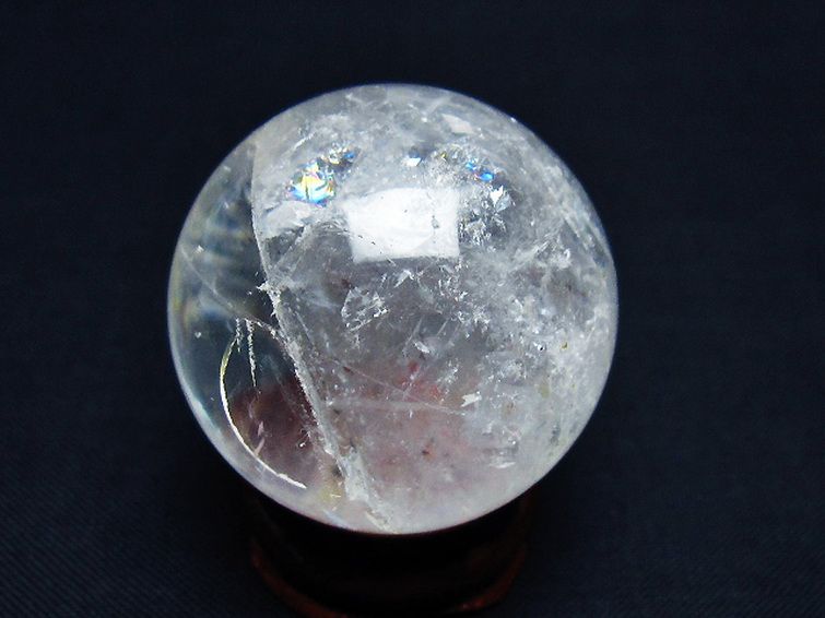 ヒマラヤ水晶 丸玉 33mm [t91-9210] 3枚目