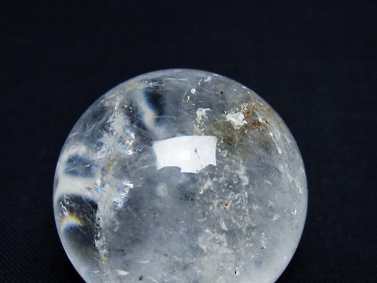 ヒマラヤ水晶 丸玉 32mm [t91-9212] 2枚目