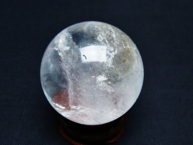ヒマラヤ水晶 丸玉 32mm [t91-9212] 3枚目