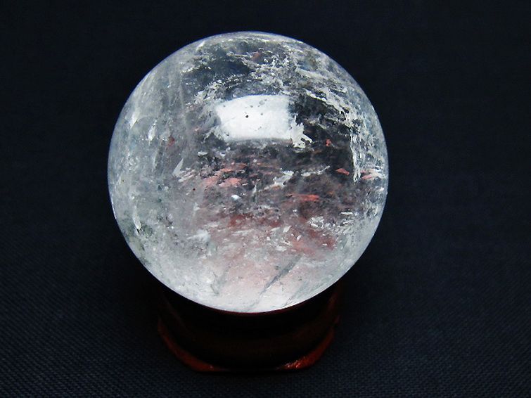 ヒマラヤ水晶 丸玉 32mm [t91-9213] 3枚目