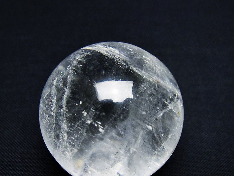ヒマラヤ水晶 丸玉 32mm [t91-9214] 2枚目