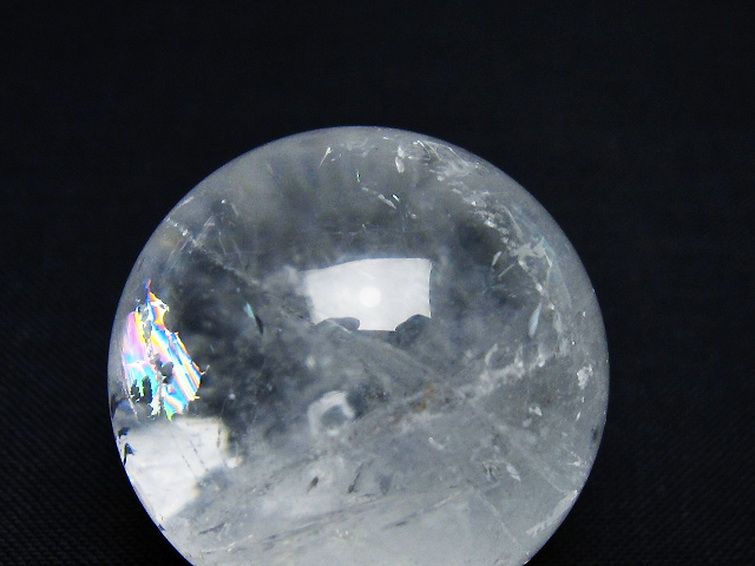 ヒマラヤ水晶 丸玉 31mm [t91-9216] 2枚目