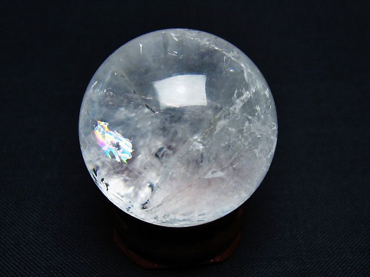 ヒマラヤ水晶 丸玉 31mm [t91-9216] 3枚目