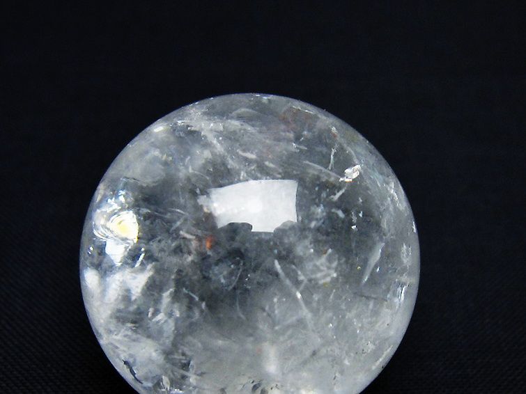ヒマラヤ水晶 丸玉 31mm [t91-9217] 2枚目