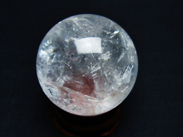 ヒマラヤ水晶 丸玉 31mm [t91-9217] 3枚目