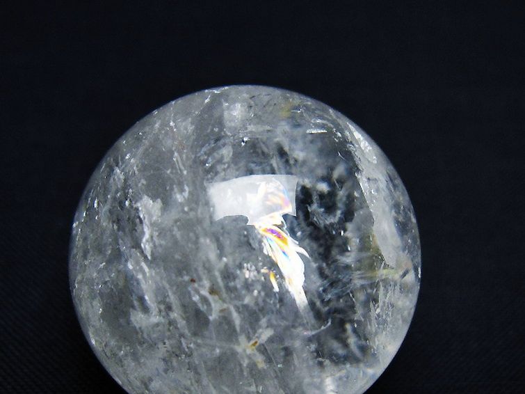 ヒマラヤ水晶 丸玉 31mm [t91-9218] 2枚目