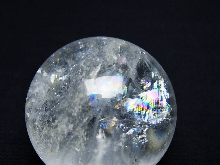 ヒマラヤ水晶 丸玉 31mm [t91-9219] 2枚目