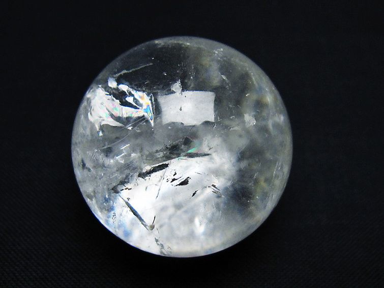 ヒマラヤ水晶 丸玉 31mm [t91-9221] 1枚目