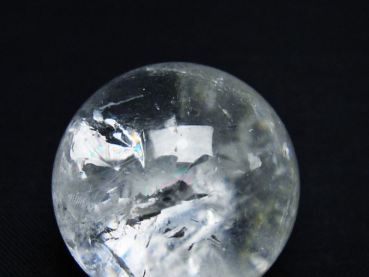 ヒマラヤ水晶 丸玉 31mm [t91-9221] 2枚目