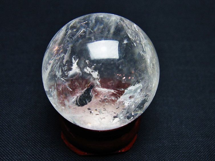 ヒマラヤ水晶 丸玉 31mm [t91-9221] 3枚目