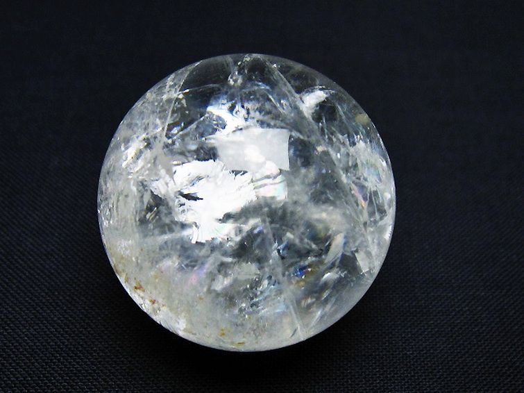 ヒマラヤ水晶 丸玉 32mm [t91-9222] 1枚目