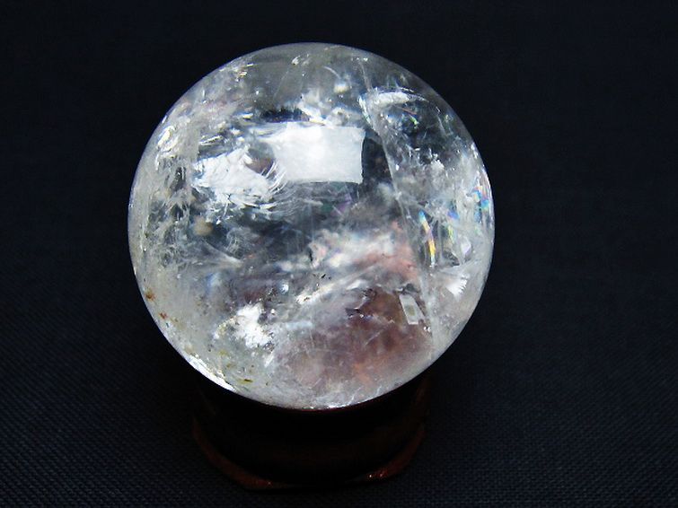 ヒマラヤ水晶 丸玉 32mm [t91-9222] 3枚目