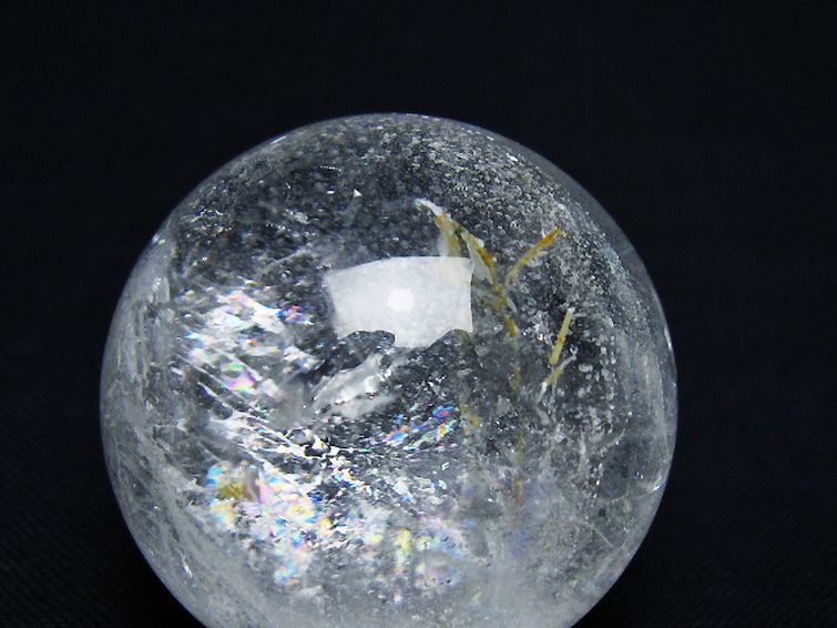 ヒマラヤ水晶 丸玉 32mm [t91-9223] 2枚目