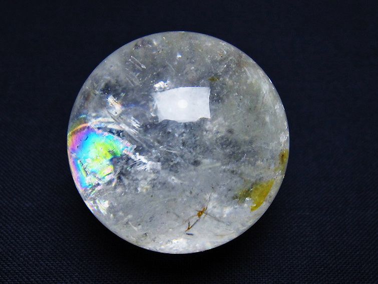 ヒマラヤ水晶 丸玉 33mm [t91-9224] 1枚目