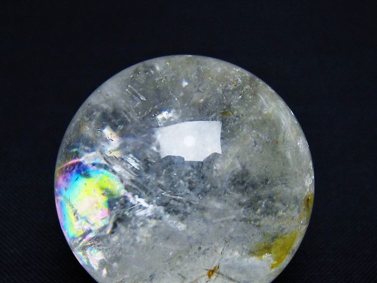 ヒマラヤ水晶 丸玉 33mm [t91-9224] 2枚目