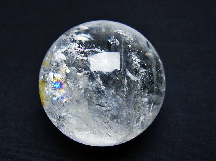 ヒマラヤ水晶 丸玉 34mm [t91-9226] 1枚目